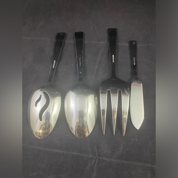 Oneida AMSTERDAM 18/10 Stainless 4pc Hostess Serving Flatware - Picture 4 of 8
